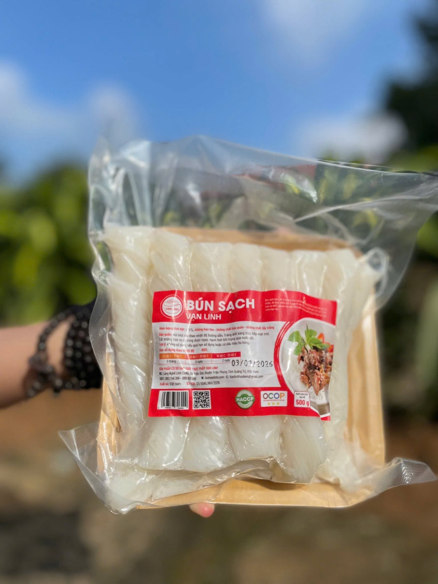 Sản phẩm bún tươi Vạn Linh